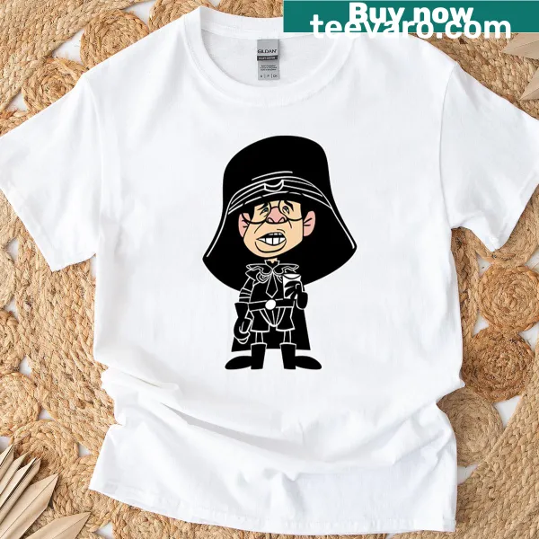 Text design referencing Dark Helmet on a humorous T-shirt