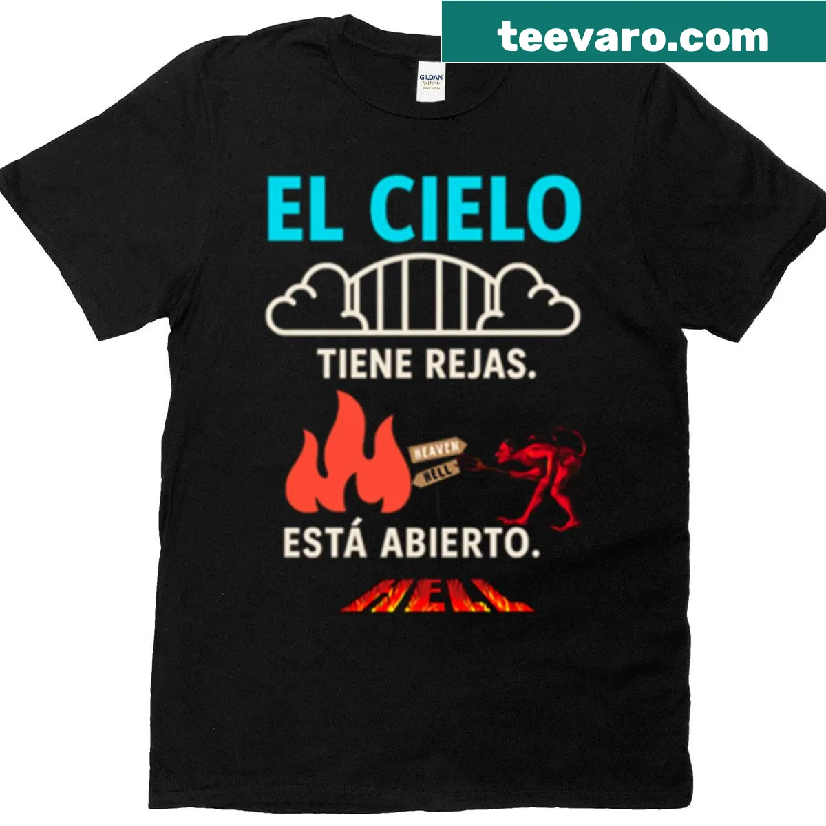 Thought-provoking phrase T-shirt design — on a men's t-shirt