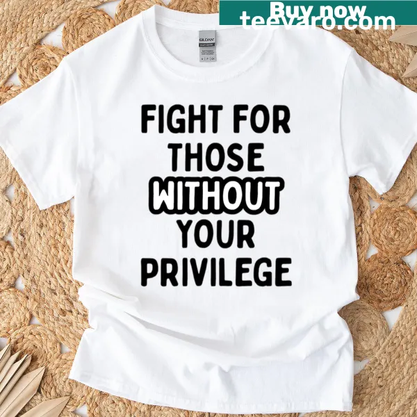 Text-based t-shirt promoting social justice and activism