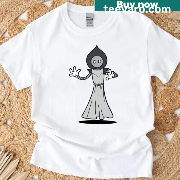 Illustrative t-shirt featuring the Flatwoods Monster design