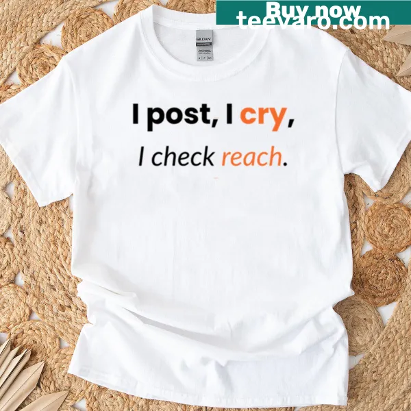 Relatable social media quote t-shirt for creatives