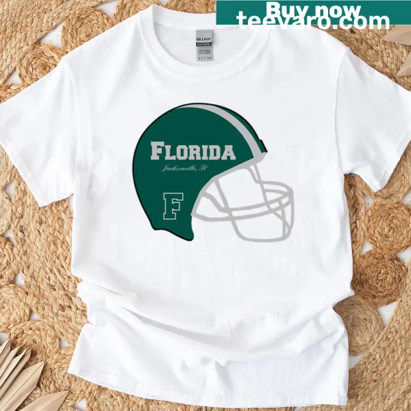 Illustration of a football helmet representing Jacksonville, Florida