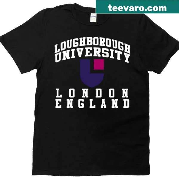 T-shirt featuring the Loughborough University logo
