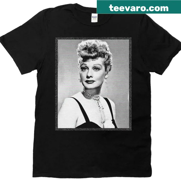 Bold typographic T-shirt featuring Lucytv branding