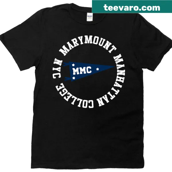 Marymount Manhattan College banner T-shirt with school emblem