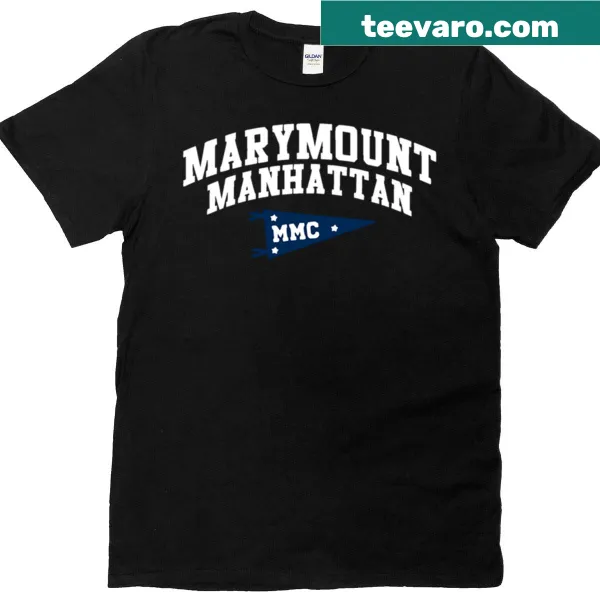 Vintage-style oversized NYC banner graphic on T-shirt