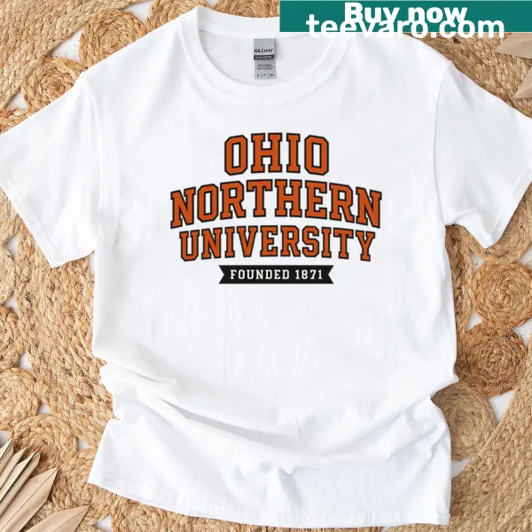 Vintage logo design T-shirt for Ohio Northern University