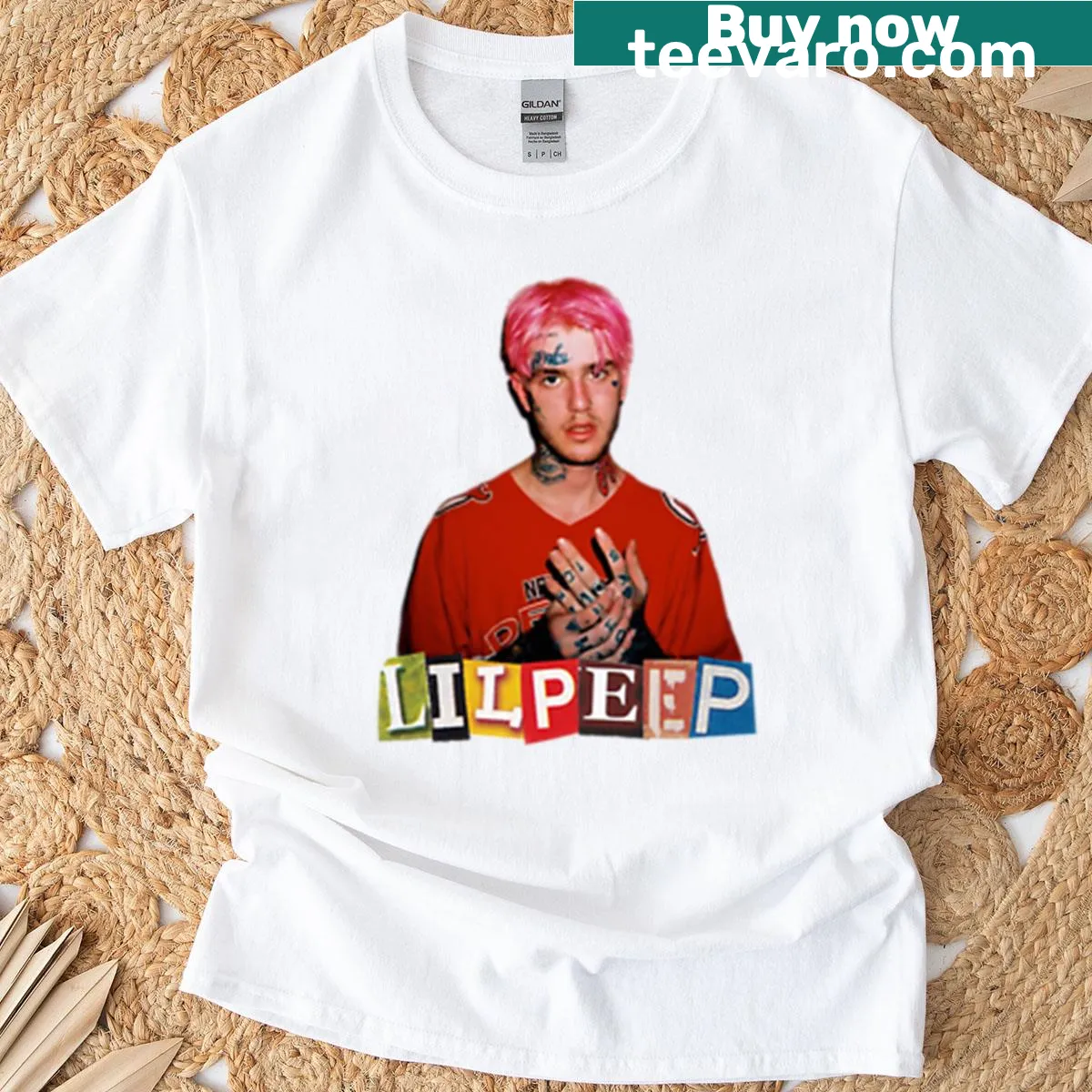 Playful peep graphic design on a T-shirt — on a men's t-shirt