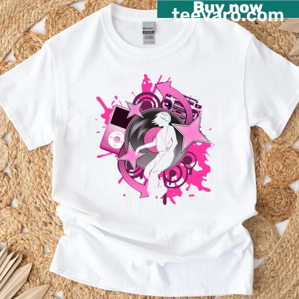 Dynamic t-shirt celebrating metro dance with engaging graphics