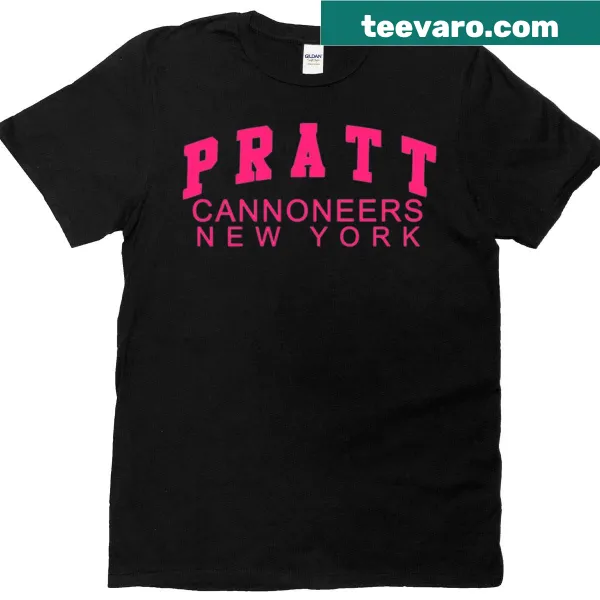 Bold typography featuring Pratt Cannoneers name for sports fans.