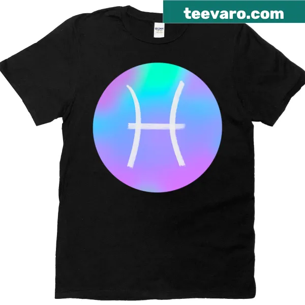Pisces Zodiac Sign T-shirt featuring a dreamy icon design