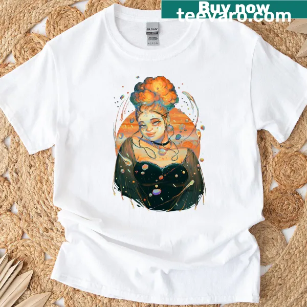 Illustrated Jupiter-themed t-shirt celebrating the solar system