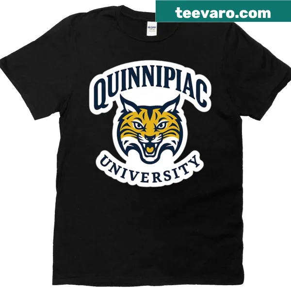 T-shirt featuring Quinnipiac University inspired logo design