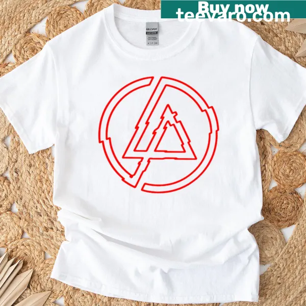 Minimalist red park logo t-shirt