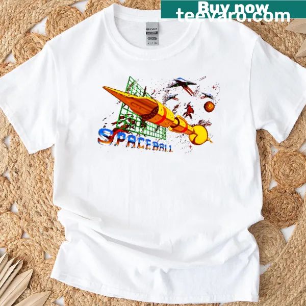 T-shirt featuring graphics from Spaceballs