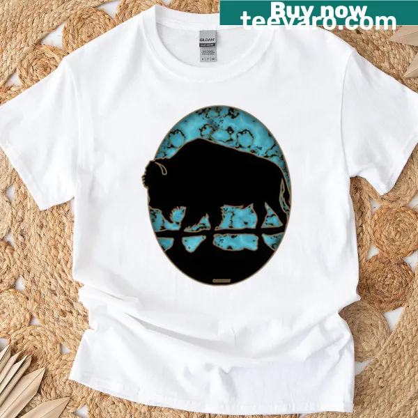 Illustration of a buffalo on a T-shirt