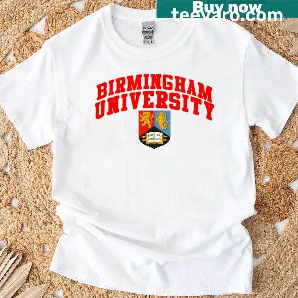 Oversized T-shirt featuring University of Birmingham logo