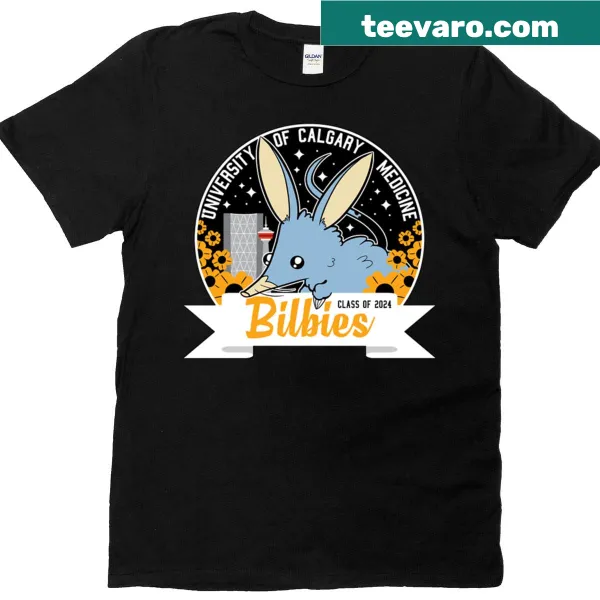 University of Calgary Class of 2024 T-shirt featuring a bilby logo