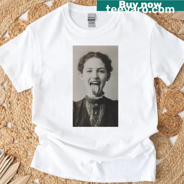 Illustrative t-shirt featuring a Victorian portrait of Mary Smith