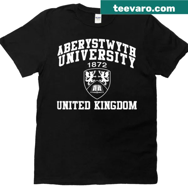 Oversized vintage University of Aberystwyth t-shirt with logo