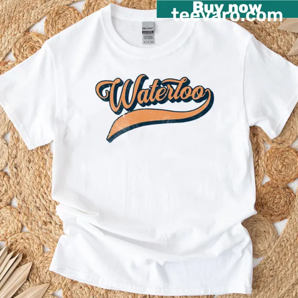 Active t-shirt with dynamic typography design
