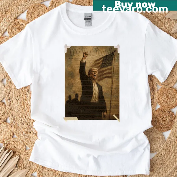 Patriotic T-shirt featuring the phrase 'We The People'