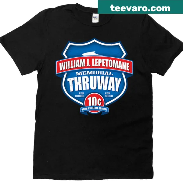 Illustrative graphic honoring William J Lepetomane Thruway