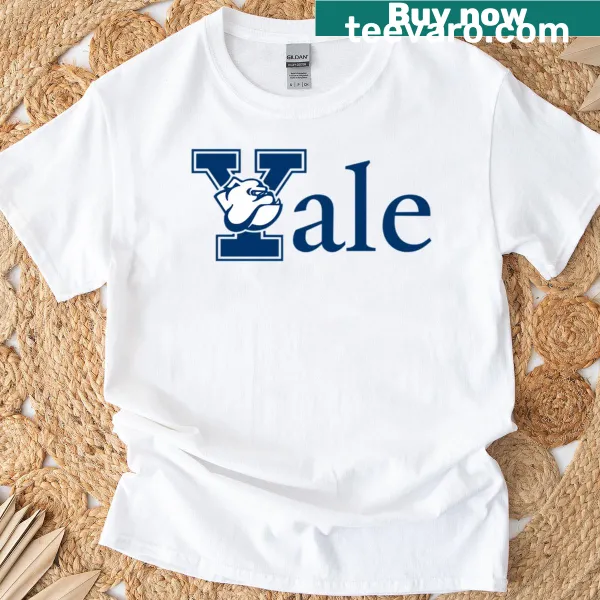 Classic Yale logo displayed on a T-shirt