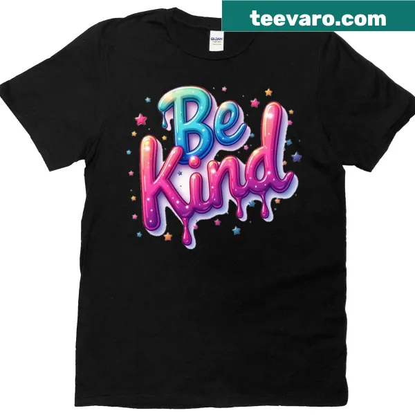 T-shirt with dreamy gradient lettering and star design