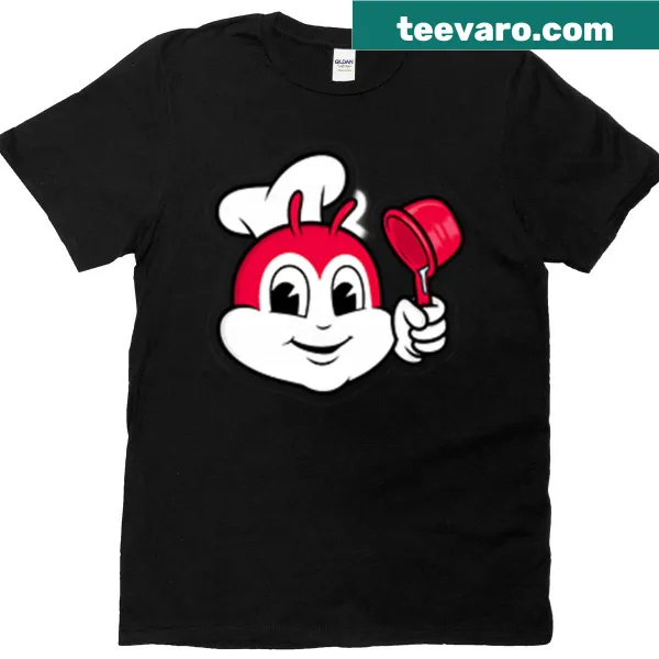 Cartoon T-shirt featuring a bee with a Filipino tapo in a humorous design