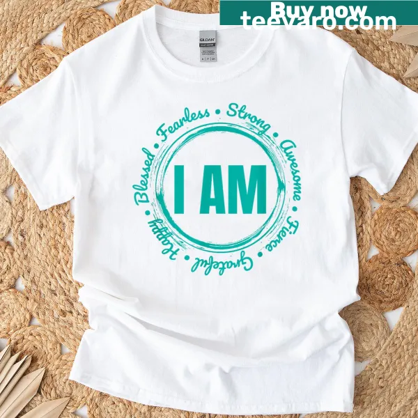 Inspirational typography design with slogan on t-shirt
