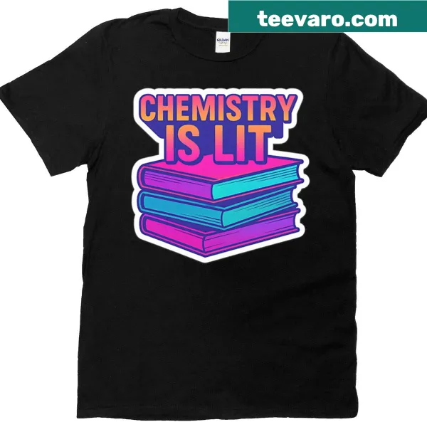 Typography design saying 'Chemistry Is Lit'