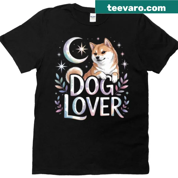Heartfelt Dog Lover T-shirt with warm typography