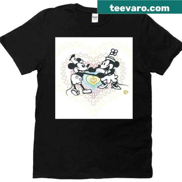 Happy Love text graphic on a t-shirt