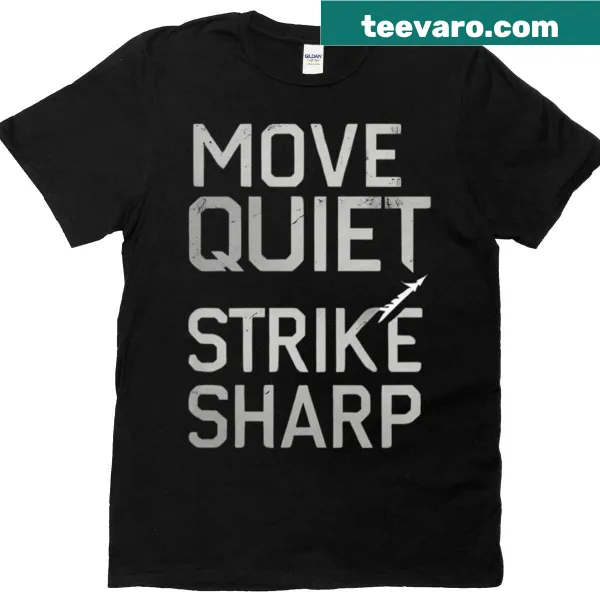 Bold typography on Tactical Minimalist shirt for men