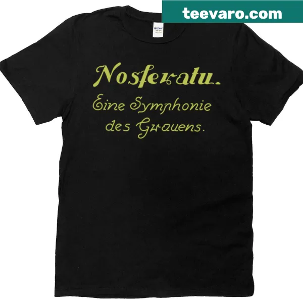 T-shirt featuring Nosferatu vampire graphic