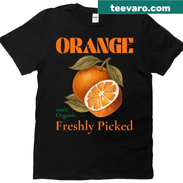 Vintage T-shirt featuring a distressed orange graphic