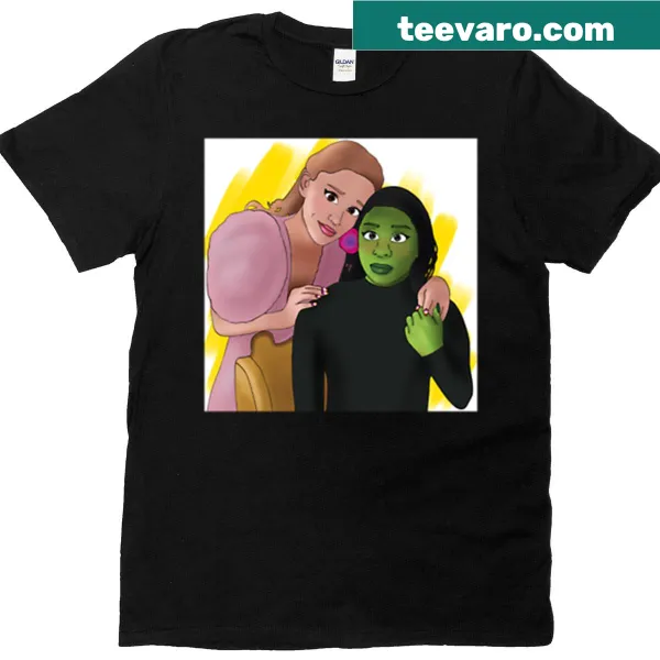 Illustrated fan art of Gelphie on a t-shirt
