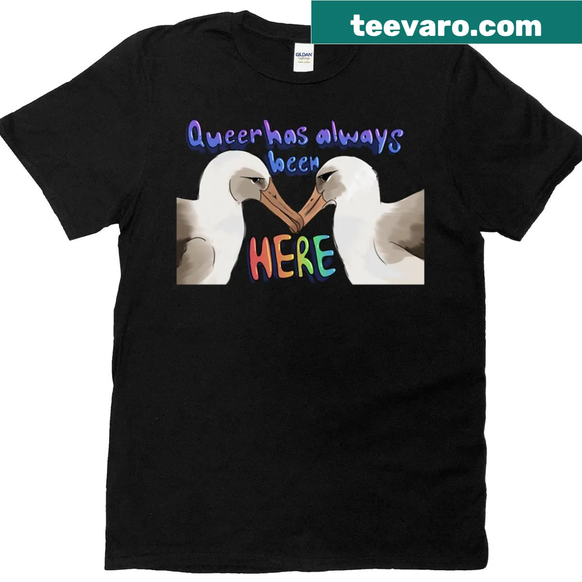 Pride Month T-shirt featuring bold typography — on a men's t-shirt