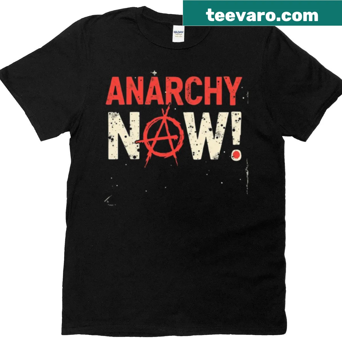 Edgy T-shirt with '718 Ways To Say No To The System' typography — on a men's t-shirt