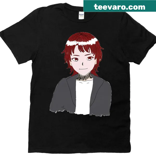 Minimalist T-shirt featuring a calm and introspective design