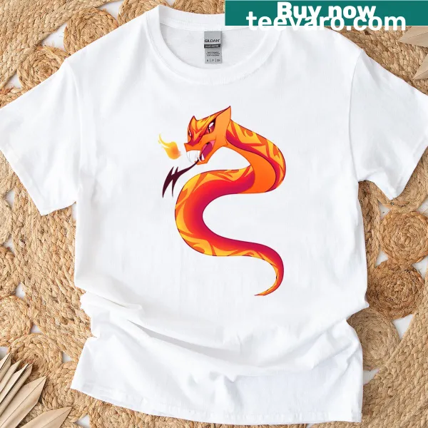 Bold T-shirt featuring a cinnamon snake illustration