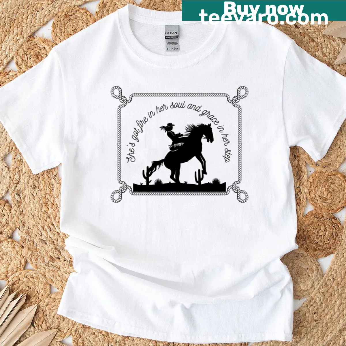Inspirational quote t-shirt about strength and resilience — on a men's t-shirt