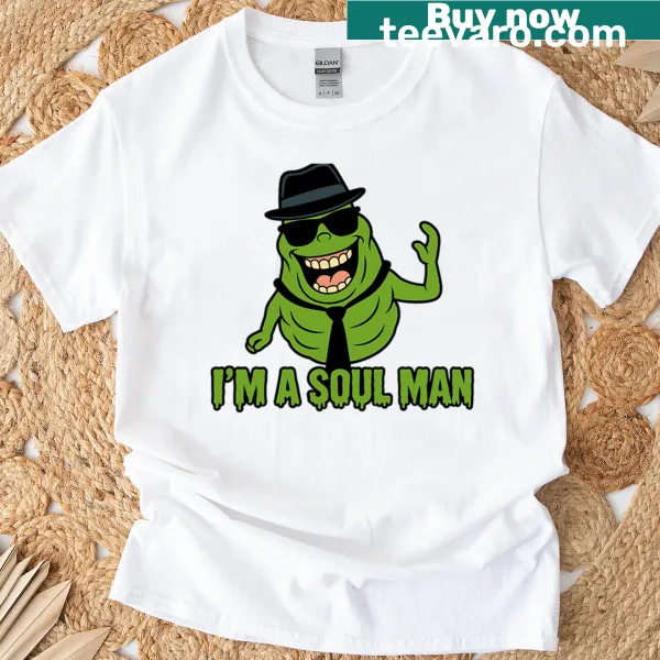 Inspirational Soul Man T-shirt with bold typography.