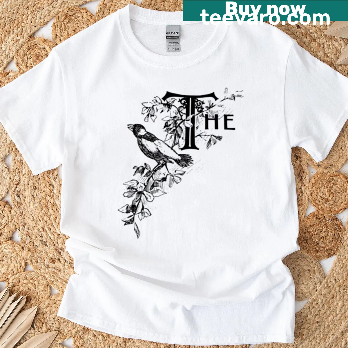 Hand-lettered floral design stating 'The Best Mama In The World' on a T-shirt — on a men's t-shirt