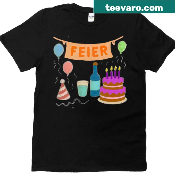 Fun Birthday Party T-shirt with a cheerful graphic