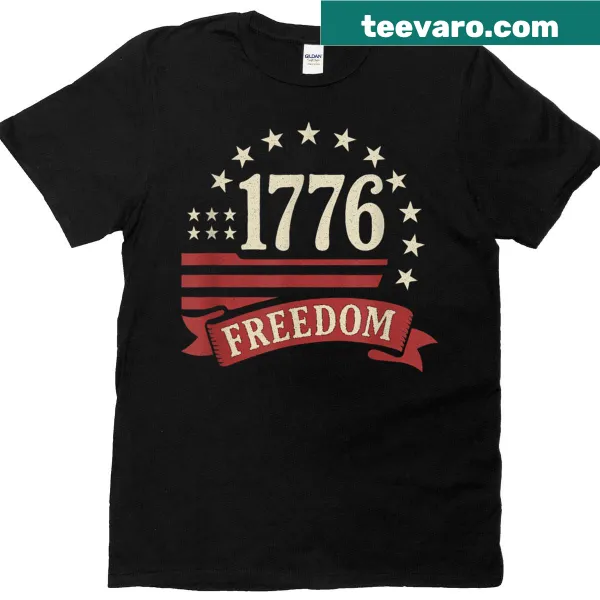 Patriotic Fourth of July design T-shirt for men and women.