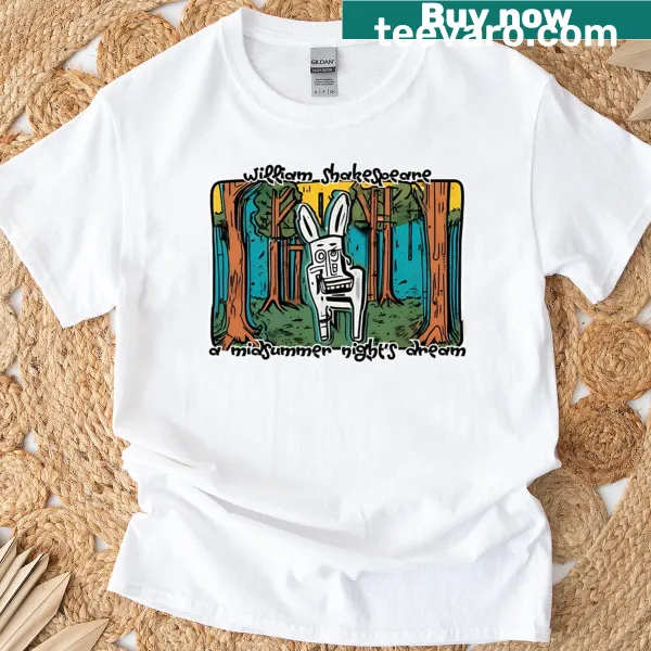 T-shirt featuring typography inspired by A Midsummer Night's Dream