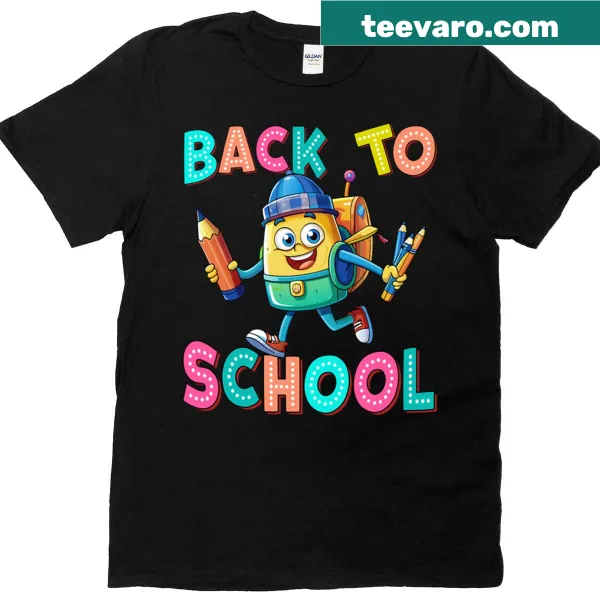 Simple design T-shirt with 'Back To School' text