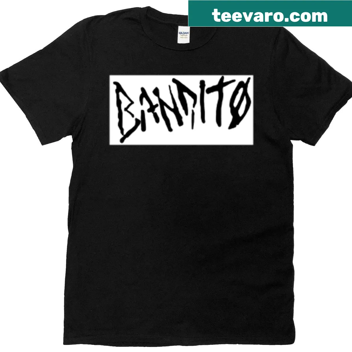 Cartoon Bandito character on a playful T-shirt — on a men's t-shirt